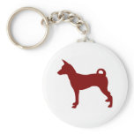 Basenji (Red) Keychains