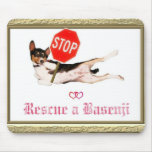 basenji rescue mouse mats