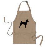 Basenji Silhouette Apron