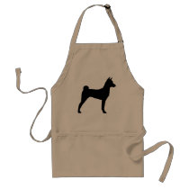 Basenji Silhouette Apron