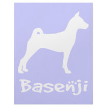 Basenji w/ Cool Text (in white) letterhead
