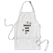 Basenji Was Here Aprons