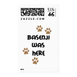 Basenji Was Here Stamps