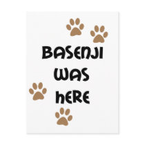 Basenji Was Here Postcards