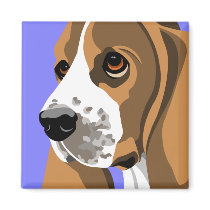 Baset Hound Magnets magnets