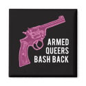 Bash Back magnet (pink pistol)
