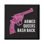 Bash Back magnet (pink pistol)