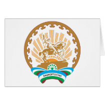 Bashkortostan Coat of Arms Greeting Card by FlagTshirts Bashkortostan Coat of Arms Greeting Card