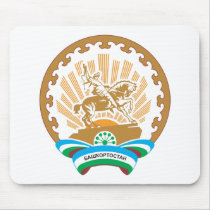 Bashkortostan Coat of Arms Mousepad by FlagTshirts Bashkortostan Coat of Arms Mousepad
