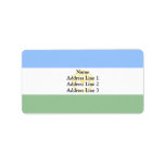 Bashkortostan, Russia Address Label