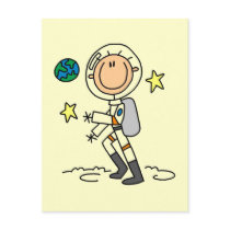 Basic Astronaut Tshirts and Gifts Postcard