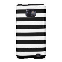 Basic Black and White Stripes Samsung Galaxy S Case
