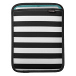 Basic Black and White Stripes Ipad Sleeve