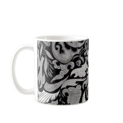 Basic Black Mugs by Dellani_Oakes
