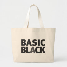 Basic Black Series Tote Bag