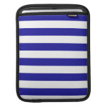 Basic Blue and White Stripes Sleeve For Ipads