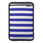 Basic Blue and White Stripes Macbook Sleeve