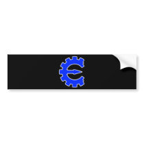 Basic Blue Logo Bumper Sticker