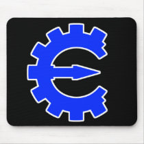 Basic Blue Logo Mouse Pads