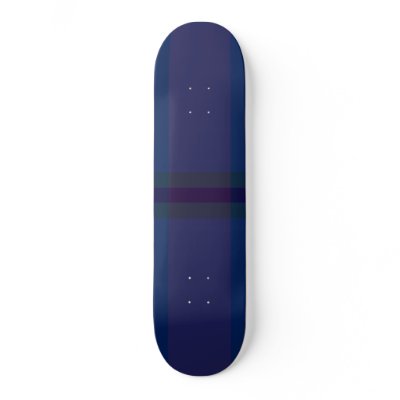 Basic Blue Skateboard Deck by MissMissyLue