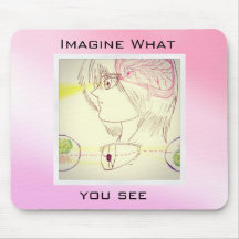 Basic Brain-eye Sight Diagram Mousepad