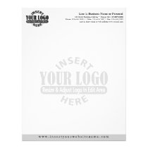 Basic Business Letterhead with WATERMARK letterhead