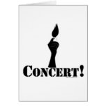 Basic Concert Greeting Card