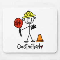 Basic Construction Tshirts and Gifts mousepads
