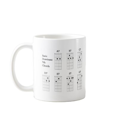 Basic Dominant Seventh Chords Mugs by STUDENT_X