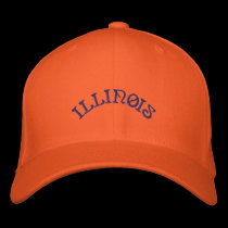 Basic Flexfit Wool Illinois Cap embroidered hats