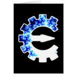 Basic Fractal Logo Greeting Card