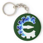 Basic Fractal Logo Key Chain
