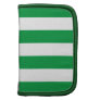 Basic Green and White Stripes Pattern Planners
