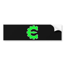 Basic Green Logo Bumper Sticker
