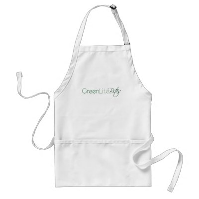 Basic GreenLiteBites Logo Apron by SkinnyMinnyMedia