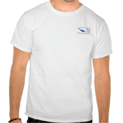 Stay cool in the Jean-Michel Cousteau's Ocean Futures Society Logo tee shirt 