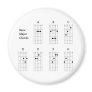 Basic Major Chords Refrigerator Magnet