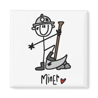 Basic Miner T-shirts and Gifts magnet