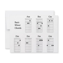 Basic Minor Chords Invitations