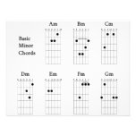 Basic Minor Chords Invitations