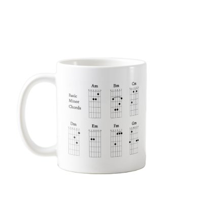 Basic Minor Chords Mug by STUDENT_X