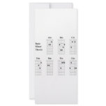 Basic Minor Chords Full Color Rack Card