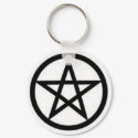 Basic Pentagram keychains