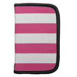 Basic Pink and White Stripes Pattern Planners