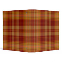 Basic Plaid Avery Binder