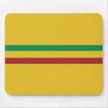 Basic Rasta Stripes Mouse Pads