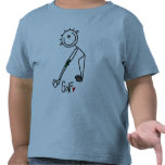Basic Stick Figure Golf T-shirts and Gifts