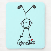Basic Stick Figure Gymnastics Tshirts and Gifts mousepads