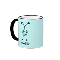 Basic Stick Figure Gymnastics Tshirts and Gifts mugs