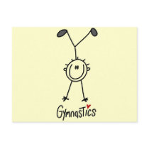 Basic Stick Figure Gymnastics Tshirts and Gifts postcards by stick_figures Basic Stick Figure Gymnastics Tshirts and Gifts postcards